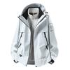 Unisex 2-Piece Outdoor Windproof Breathable Waterproof Hiking Jacket Set Winter Trekking Camping