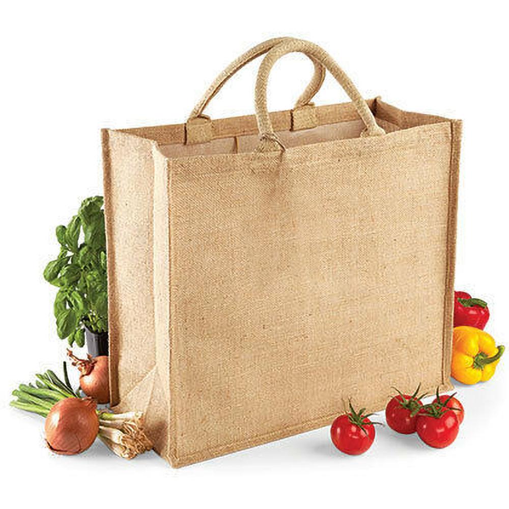 Westford Mill Jumbo Jute Shopper Bag (29 Litres)