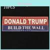 Donald Trump 10er-Pack Autoaufkleber 2020 „Mauerbau – Versprechen gehalten“