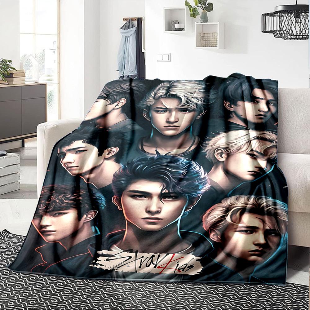 1pc Fantasy Teenage Heroes flannel Blanket for Super Soft Cute Comfort Blanket for Travel Bedding Couch Sofa Blanket Y82520