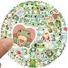 100 Stück Frosch-Sticker Cartoon Tier-Sticker für Journal Planer Stiftemäppchen Kinder-Sticker zur Belohnung Scrapbooking