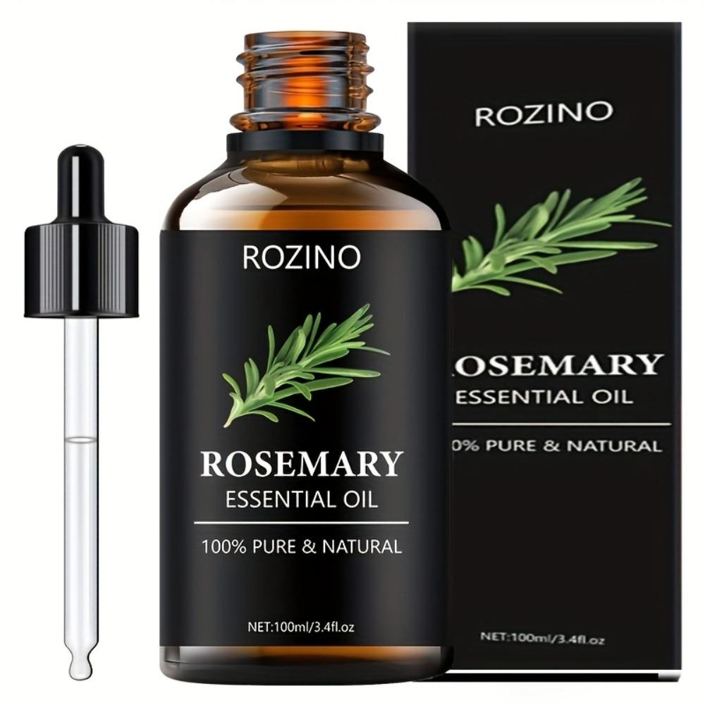 100% Rosemary Hair Oil Care, Gentle and Makes Hair Look More Beautiful and Smooth 100ml