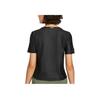 Nike Air Dri-FIT Quick-Dry Running Top Short Sleeve T-Shirt Women Tops Black CU3059-010
