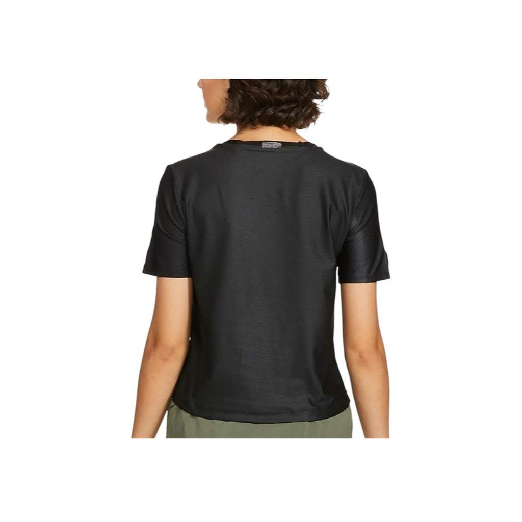 Nike Air Dri-FIT Quick-Dry Running Top Short Sleeve T-Shirt Women Tops Black CU3059-010