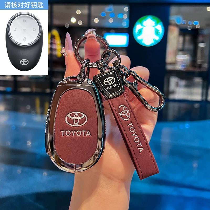4 Buttons Car Key Case Cover Shell Fob for Toyota bZ3X Bózhì 3X Platinum 3X 2025 Air_Pro_max Car Interior Keychain Accessories
