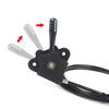 51MM / 2 Zoll Abgasregelventil Für Motorrad-Auspuffrohr Manuelles Bedienventil-Kit Universeller Mehrwinkel-Modus