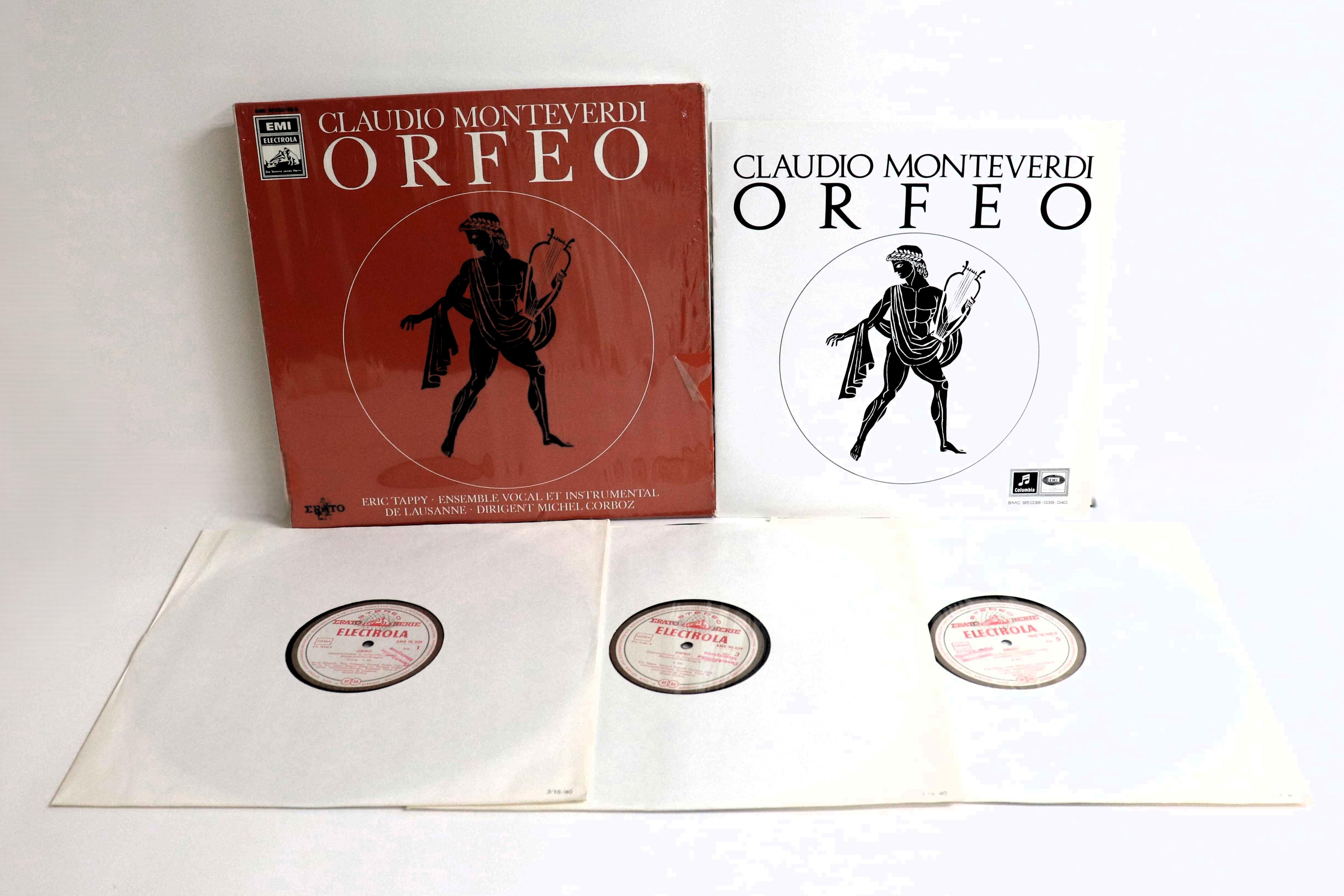 

LP Record MICHEL CORBEZ, ENSEMBLE VOCAL ET IN - Monteverdi Orfeo SME9503840S ELECTROLA 1968 Germany Classical Used