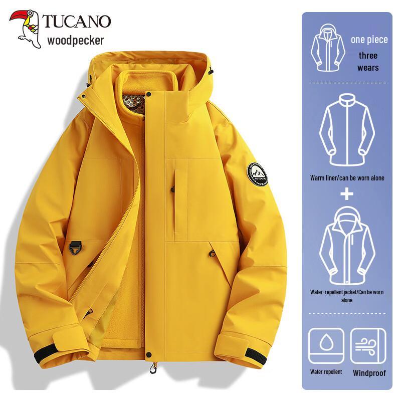 TUCANO Women's 3-in-1 Winter Waterproof Windproof Jacket
