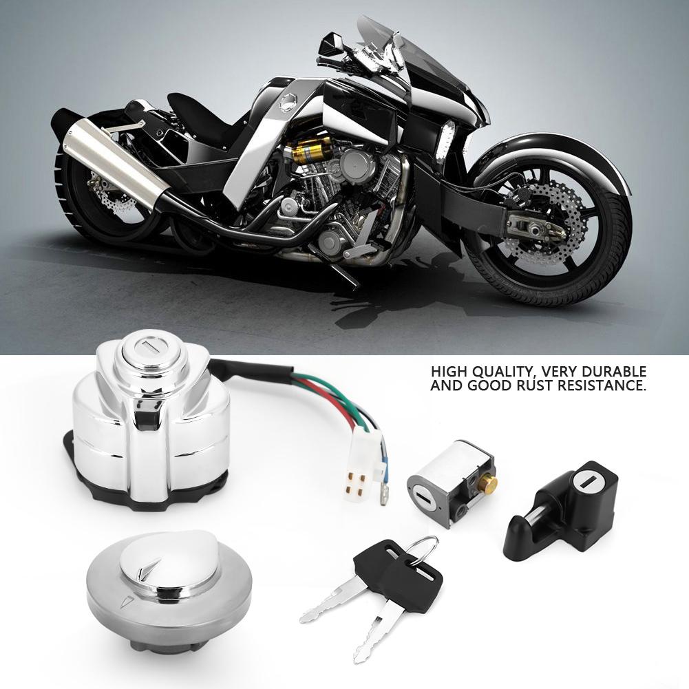 Ignition Switch Gas Cap Helmet Steering Lock Key for Honda VT600 Shadow 400 750