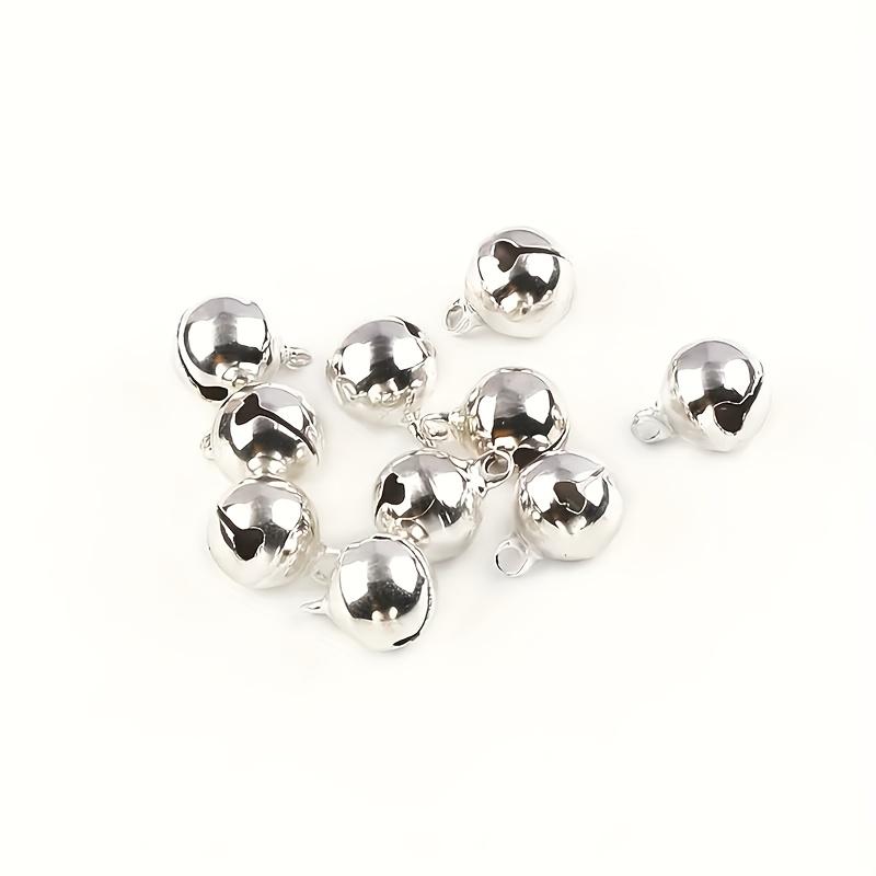 200pcs Vintage Bronze Cast Iron Mini Jingle Bells, 6mm Craft Charms for DIY, Hanging Decorations for Christmas, Halloween, Easter, Hanukkah,