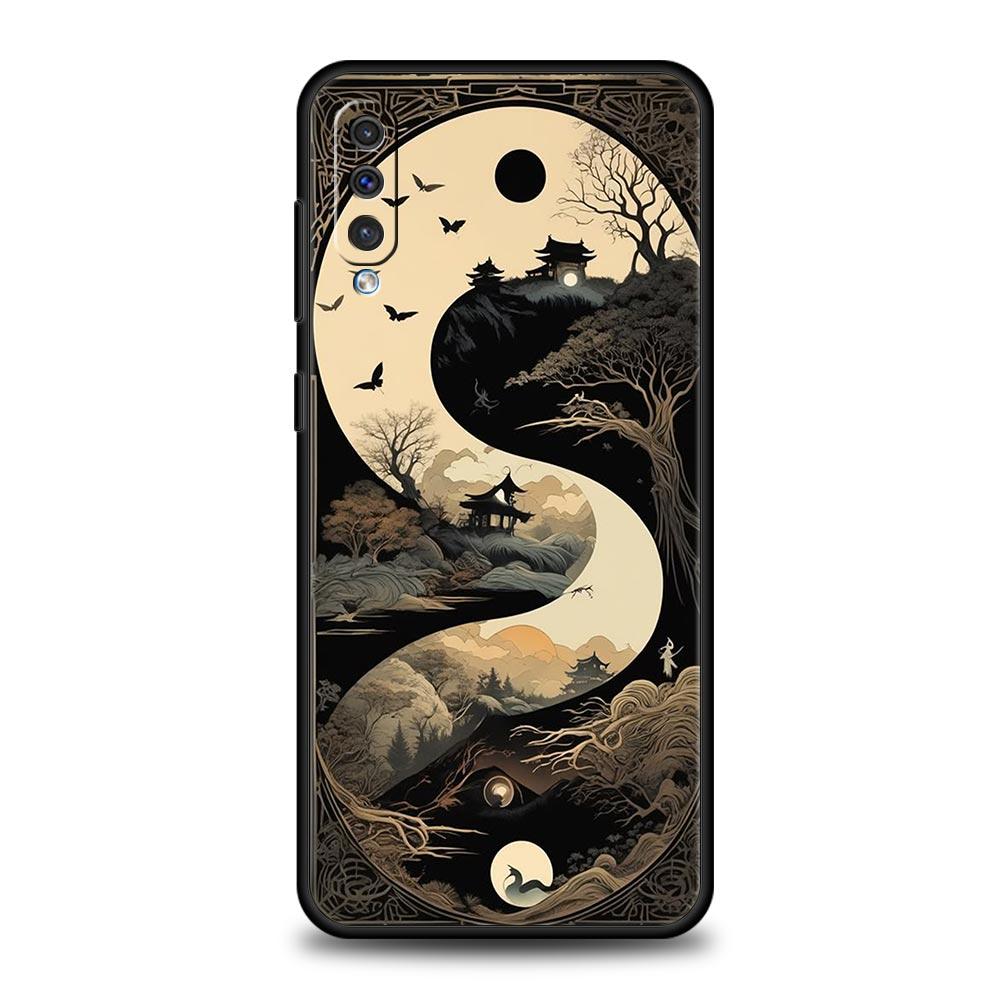 Japanese Samurai Art Phone Case For Samsung A56 A36 A26 A24 A12 A14 A16 A50 A70 A20E A22 A40 A34 A54 A42 A52 5G A04s A06 Cover