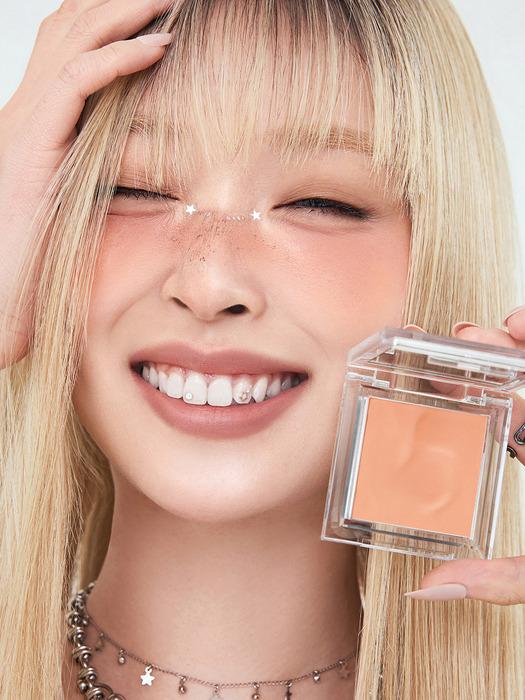 ABOUT TONE [Set of 2] Fluffy Wear Blusher (6 Colors)