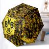 Dortmund, automatic folding umbrella, portable and foldable design, 8 ribs, a Christmas or birthday gift.