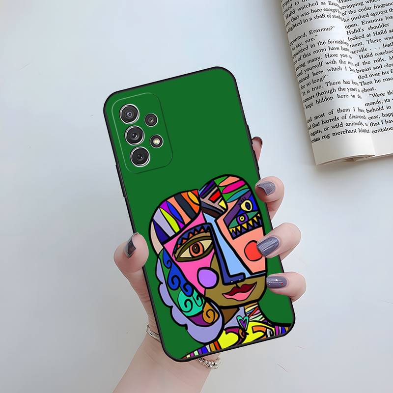 Picasso Abstract Art Phone Case Funda For Samsung A21 A01 A02 A6s A10 A10s A11 A12 A20E A20C A21s A22 A33 A7 A8 Cover