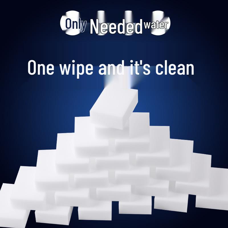 

Багатоцільова меламінова губка для чищення для кухні, салону автомобіля та білого взуття 10x6x2 cm