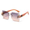 Chic Sunglasses Trendy Geometric Shape Fashion Design Outdoor Sun Protection