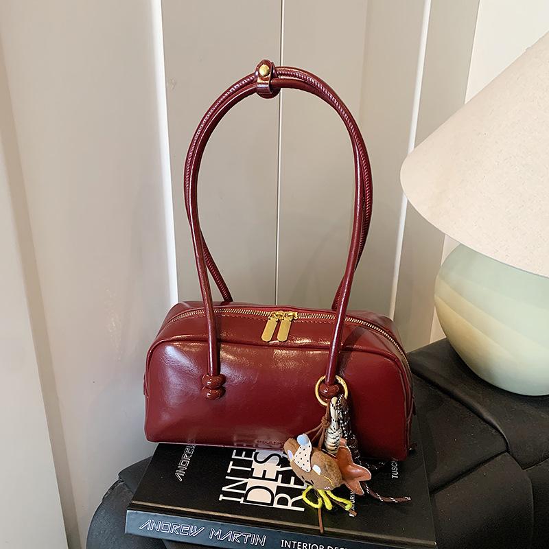 Retro Bag Women's Large Capacity 2025 New Autumn and Winter Versatile Casual Shoulder Underarm Bag Textured Commuter Pillow Bag