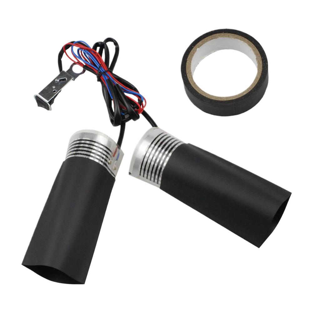 Heated Grips Motorcycle Electric Heating Handle 12V Universal Kit Refit Hand Set Universal Electric Heating Insert Handlebar Pad