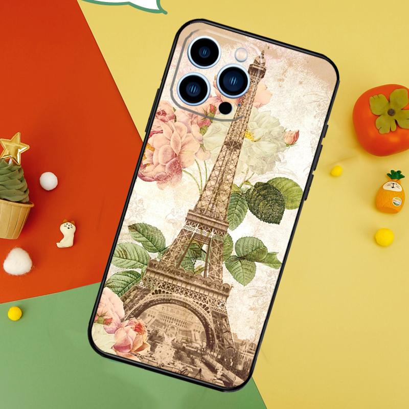 France Paris Eiffel Tower Cover For iPhone 13 12 Mini 11 14 15 16 Pro Max XS X XR 7 8 14 15 16 Plus Phone Case