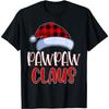 Pawpaw Claus Santa Family Matching Christmas Pajamas Gift T-Shirt