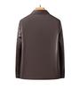 2026 Spring Men's Casual Sheepskin Leather Jacket with Stand-up Collar