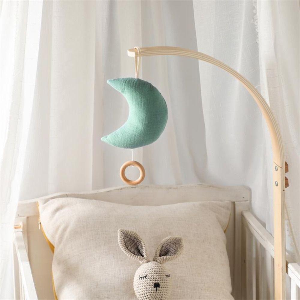 

Pull Rope Baby Bed Bell Rattle Toy Battery-free Drawstring Music Toy Crib Decoration