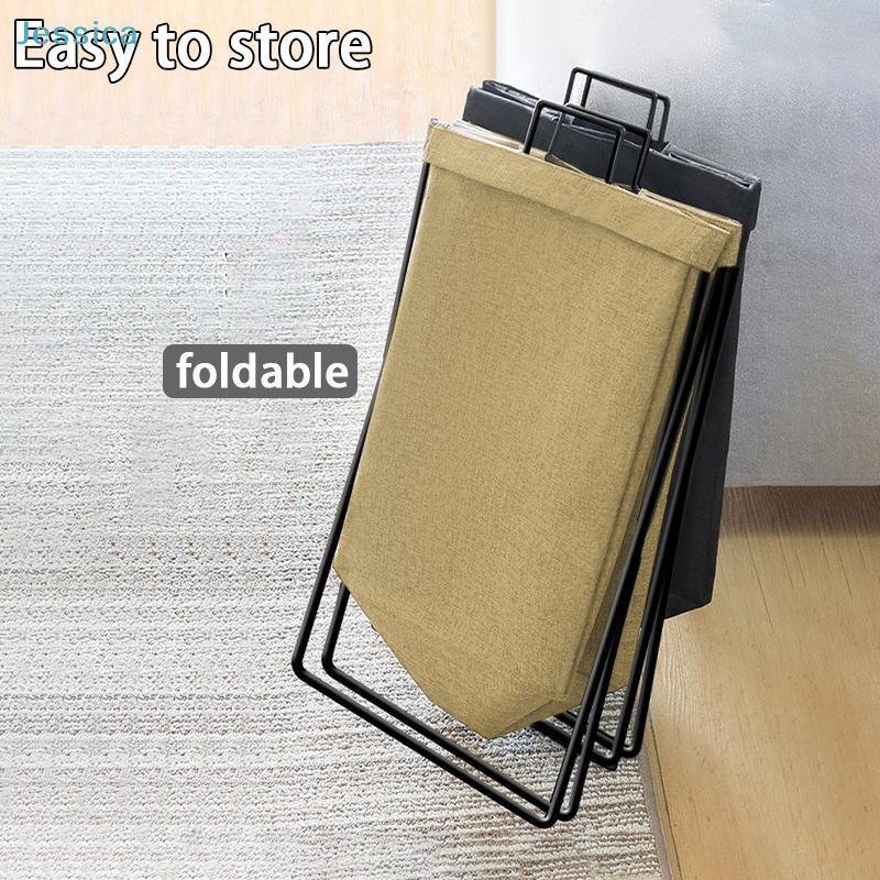 Foldable Laundry Basket with Handles Waterproof Fabric Laundry Hamper for Bedroom Bathroom Dorm Laundry Storage