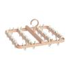 Drying Rack Foldable Matrix Hanging Point 24 Clips Household Drying Rack for Socks Underwear