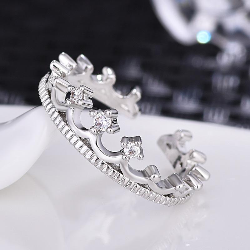 New 925 Silver Ring Flowers AAA Zircon High Quality For Women Rings Wedding Fine Jewelry Accessories Party Gift
