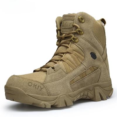 Nowe jesienno-zimowe pustynne buty bojowe Outdoorowe buty myśliwskie trekkingowe Męskie pustynne taktyczne combatowe buty za kostkę Męskie bezpieczne buty robocze