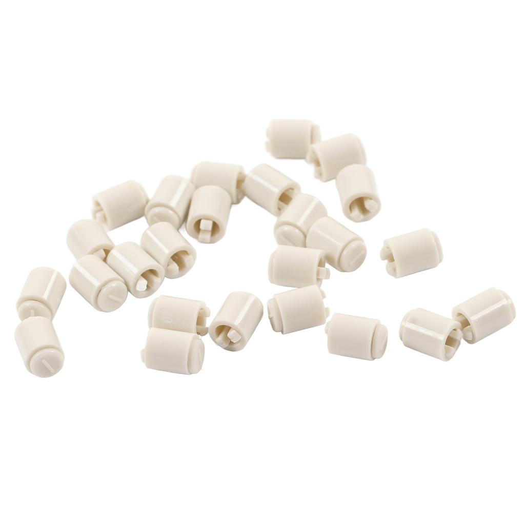 25Pcs LK150 Needle Protector Gray Sturdy Plastic Friction Reduction Knitter Needle Caps for Weaving Knitting