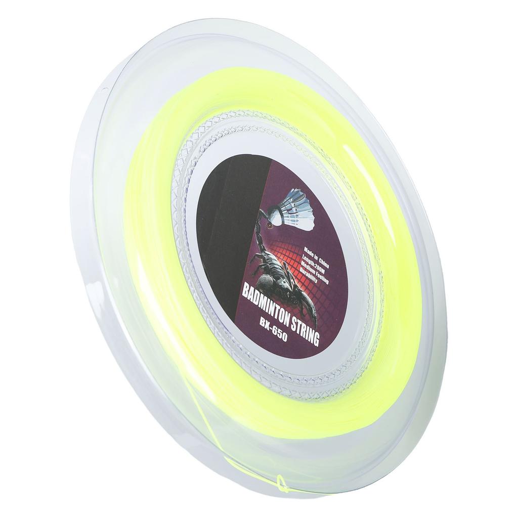 0,72 mm 200 m Badmintonschläger Saite Nylon Badminton Trainingsschläger Saitenlinie BX 650 Fluoreszierend