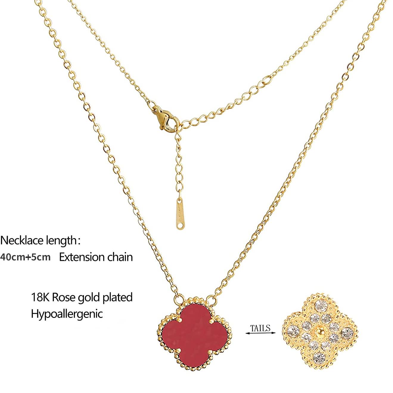 

Намисто для жінок, дівчаток, 18-каратне позолочене модне миле регульоване гіпоалергенне намисто, кулон, ювелірні вироби, подарунки для жінок, дівчат