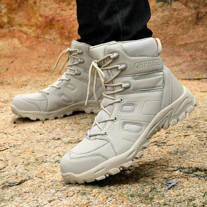 Buty robocze ochronne antyprzebiciowe z metalowym noskiem Niezwykle wytrzymałe Pustynne Lekkie Obuwie Outdoorowe Męskie Buty Robocze Buty Ochronne