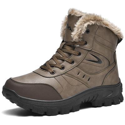 Zimowe buty męskie w stylu rosyjskim Wodoodporne buty outdoorowe do kostki dla mężczyzn Śniegowce Wysokie Obuwie męskie