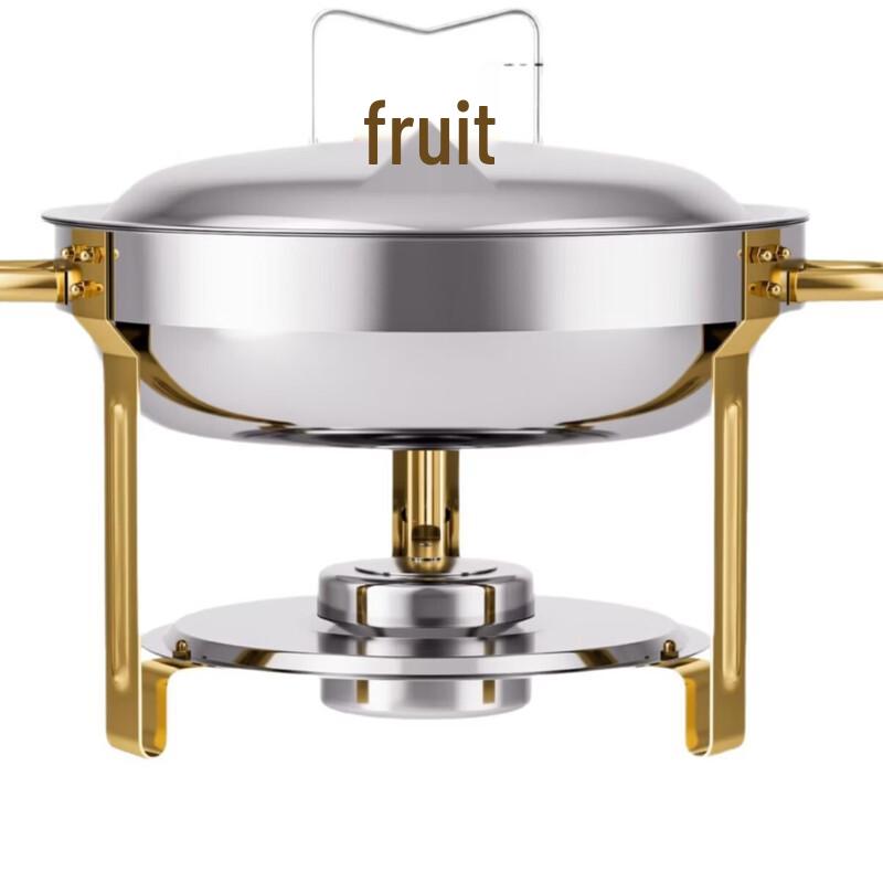 Круглый мармит Abay 4,5 л из нержавеющей стали