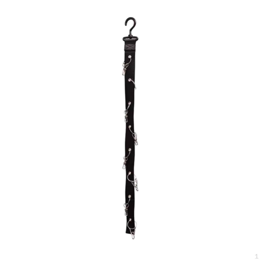 Doll Organizer with Clips And Storage Strap, Hanging Holder for Office Or Home Wall