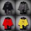 Summer Short Sleeve Hooded T Shirts Casual Clothes Men