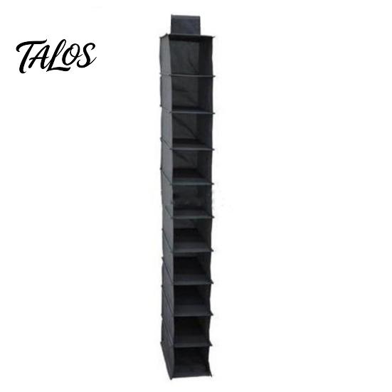 Foldable Cap Display Rack Baseball Storage Bag Organizer Large Capacity Hat with Holder 10 Compartments Easy to Assemble Stand