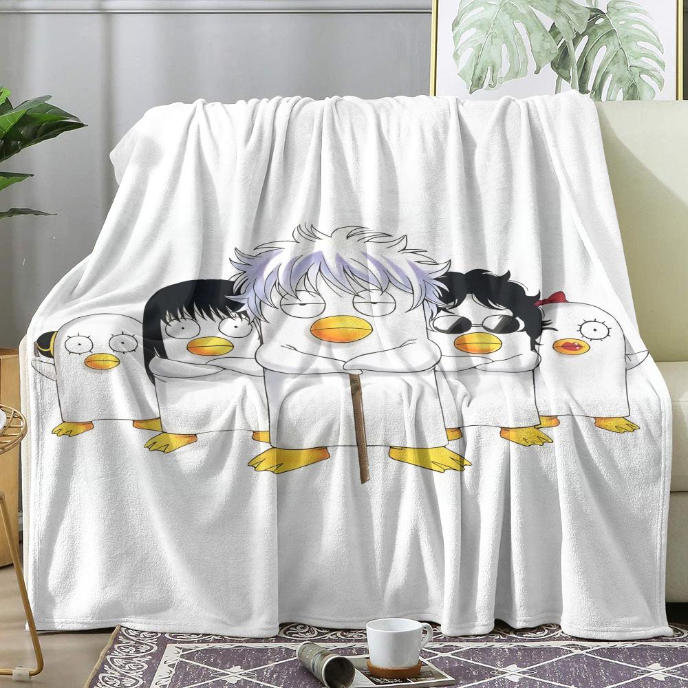 G-Gintama Elizabeth Throw Soft Flannel Throw Summer AC Blanket Lightweight Cool Nap Blanket for Sofa Bed Couch Travel