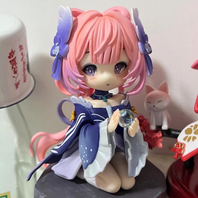 In Stock Sangonomiya Kokomi Figure Genshin Impact Anime Sangonomiya Q Version Cute Statue  Desktop Decoration Gift Toy