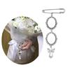 Blank Badge Pin Photo Frame Brooch Heat Transfer Blank Lapel Pin Alloy Material