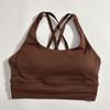 Women's Shockproof Multi-Strap Sports Bra with Chest Pad