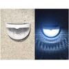 Led Solar Fence Lights Outdoor Waterproof Wall Lights Corrugated Lights For Fence Terrace Garden Path Decorative Lights