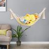 Nordic Lace Wall-Mounted Cotton Rope Toy Storage Hammock