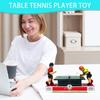 Natahovací stolní tenista hračka Vintage pocínovaný ping pong Jarní mechanická hračka Nostalgická stolní dekorace Děti Dospělí Dárek k narozeninám