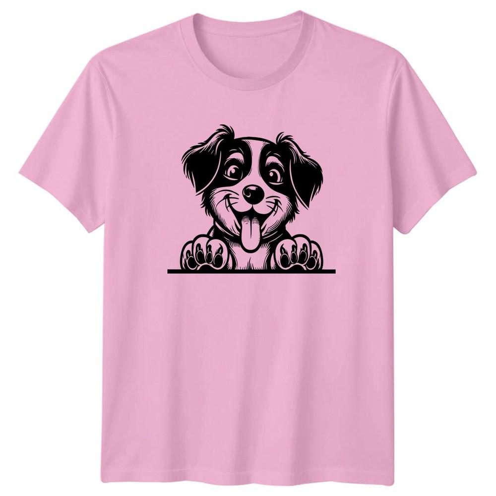 Playful Puppy Dogs Animals Unisexs TShirt Unisexs Tee Graphic Unisex Top