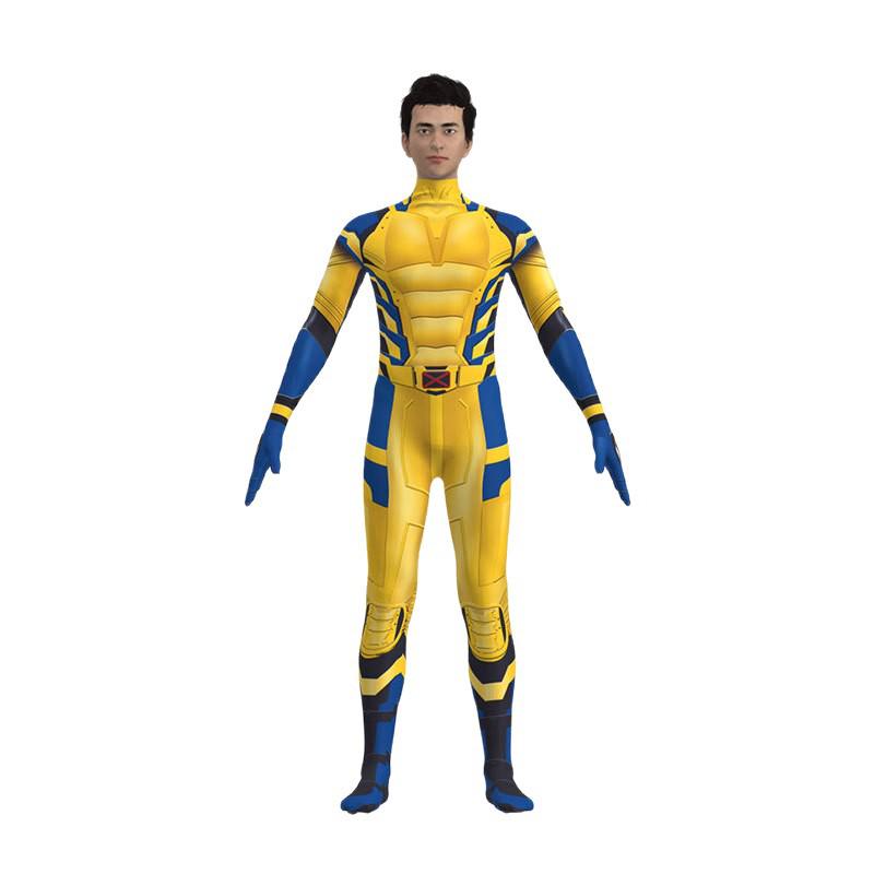 Halloween Kinder Werwolf Wolverine Muskelkostüm – Anime Avengers Cosplay Outfit