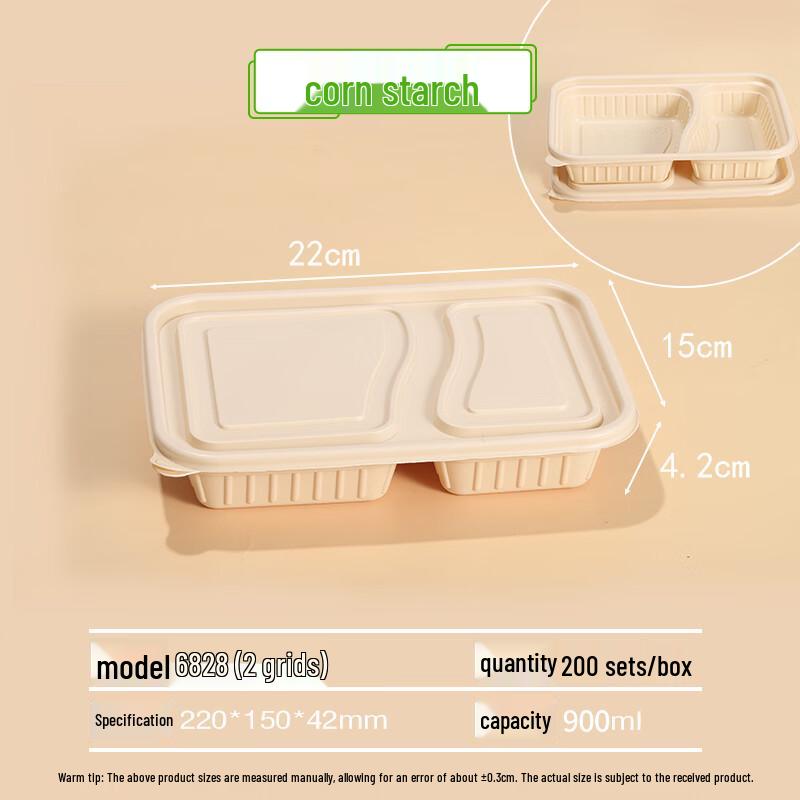 Disposable Corn Starch Food Container