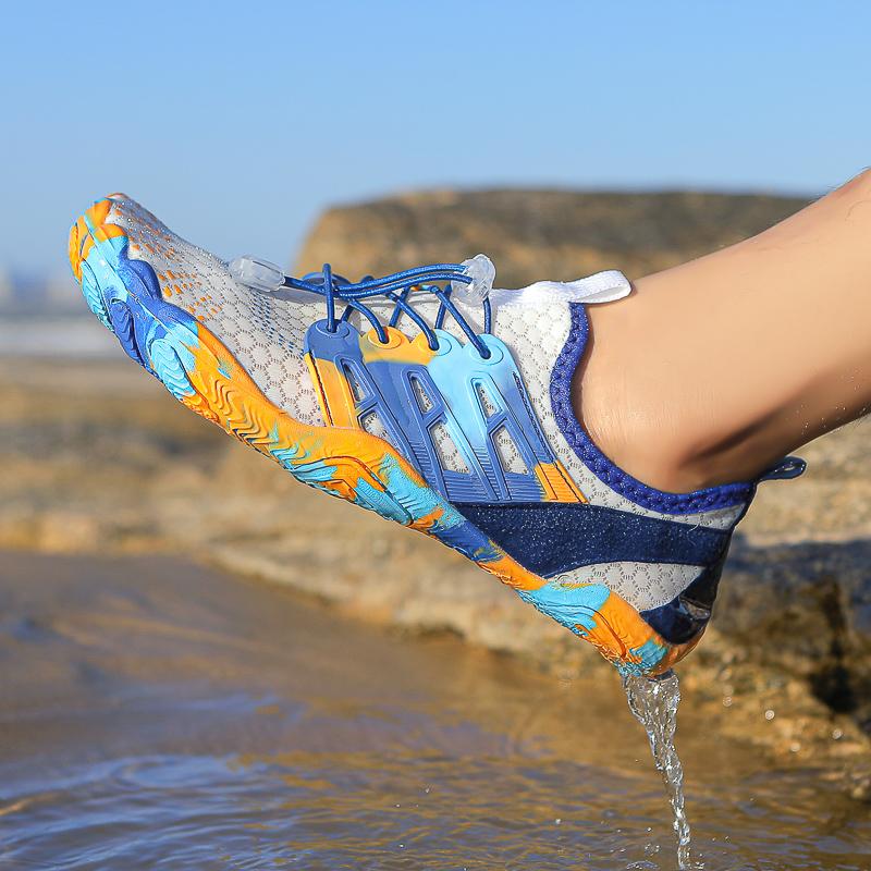 Pánské barefoot baleríny Široká dlaň Boty na řízení Dámské Kamufláž Trendy Voda Aqua Plavání Proti proudu Boty Jóga Fitness Boty Velká velikost